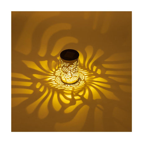 Lanterna solare Lumineo metallo ø8xh13cm 3 assortiti