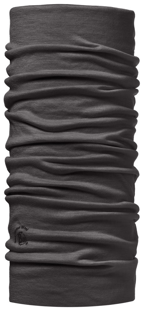 Sciarpa leggera e funzionale in lana merino color cuoio