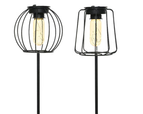 Lanterna solare Lumineo LED su spina ã˜13cm. altezza 49 cm.