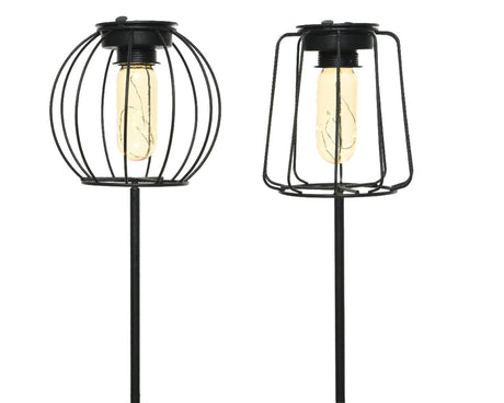 Lanterna solare Lumineo LED su spina ã˜13cm. altezza 49 cm.