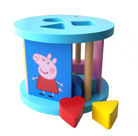 Barbo Toys scatola di smistamento in legno di Peppa Pig - bambini piccoli - bebè
