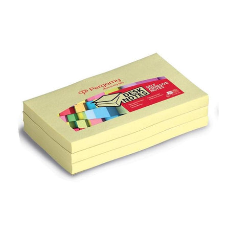 Note rapide Q-connect, ft 76 x 127 mm, 100 fogli, confezione da 12, giallo
