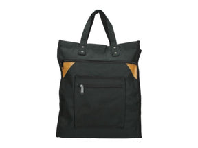 Borsa shopping in tela robusta nera