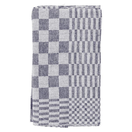 Strofinacci a quadretti 60x65 blu confezione da 6 pz.