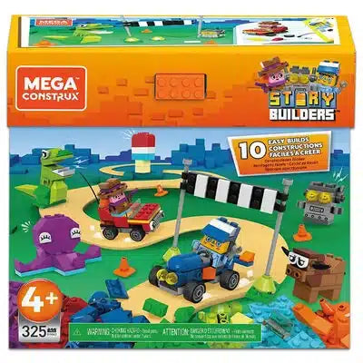 Mattel mega build story builders sistema di costruzione 325 pezzi