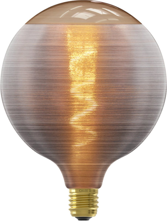 Lampada LED serie Calex Silk - G125 - grigio - E27 - 4W - dimmerabile
