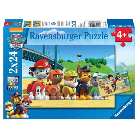 Puzzle Ravensburger Paw Patrol cani coraggiosi 2x24 pezzi
