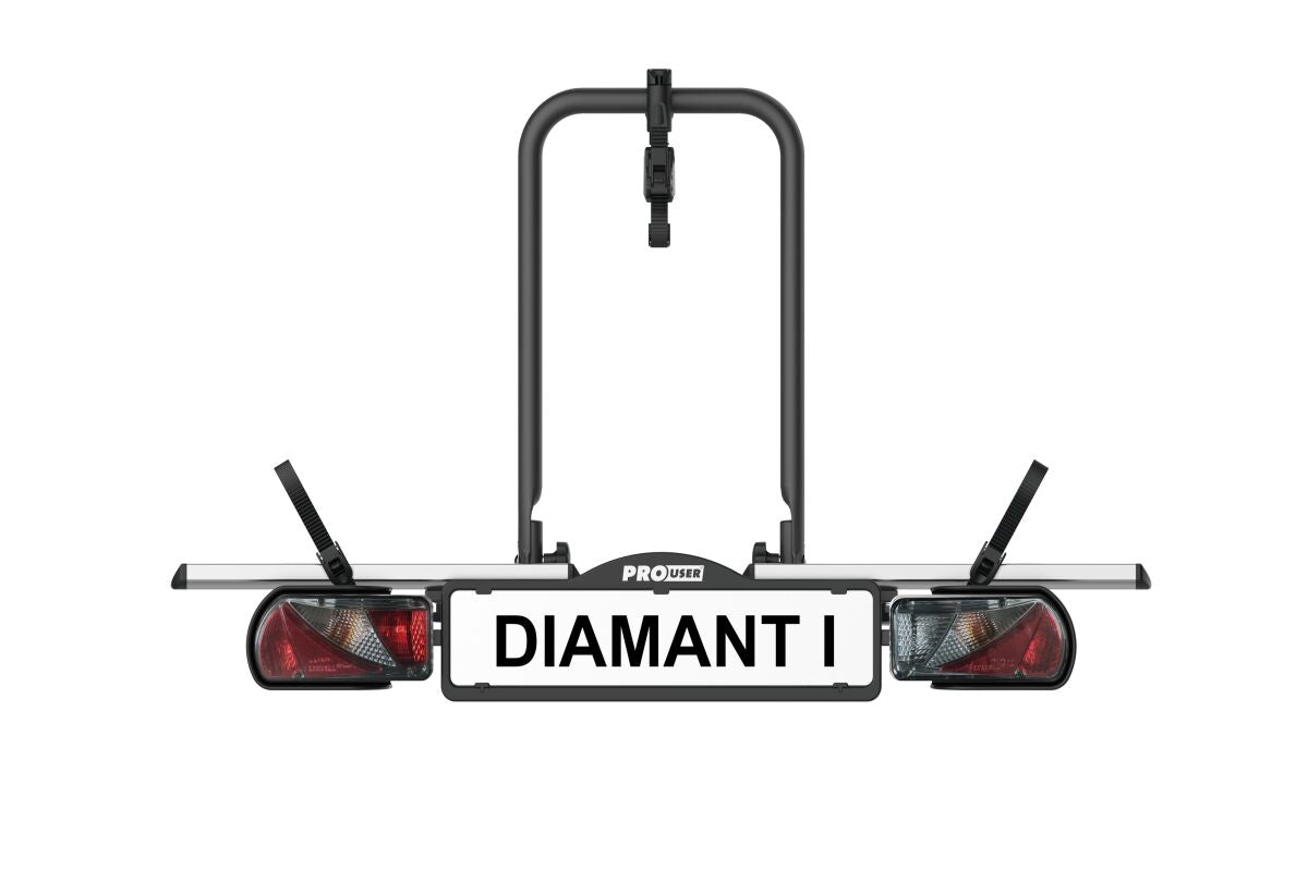 Portabici Pro-User Pro User Diamond 1 - Portabiciclette - Alluminio Nero