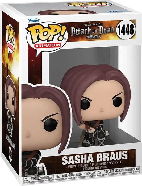Animazione pop Funko: Attacco a Titano - Sasha Braus - Pop #1448