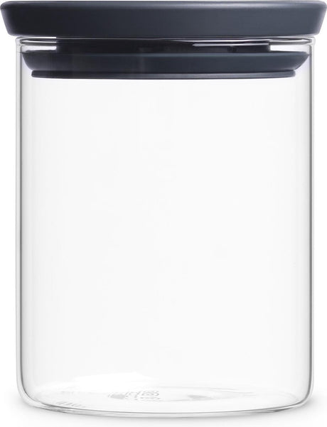 Barattolo portaoggetti Brabantia - impilabile - 0,6 l - vetro