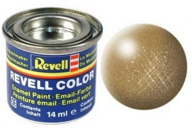 Vernice Revell per modellismo numero 92 ottone metallizzato