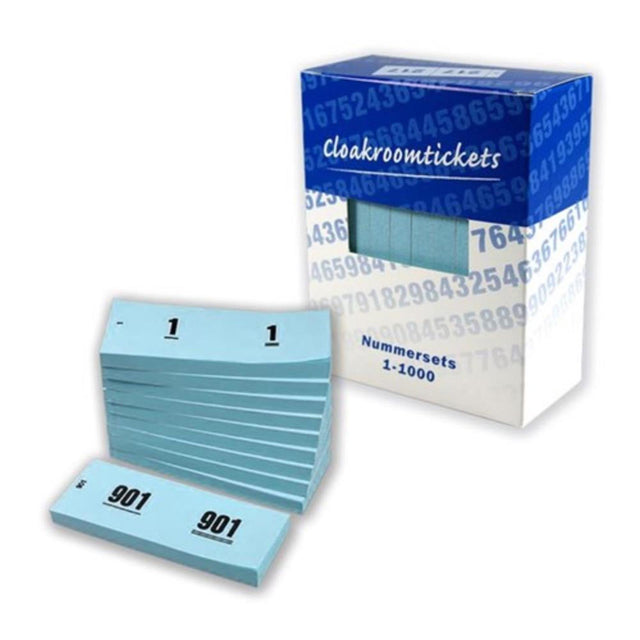 Blocchi numerici della casella Haza impostati 1-1000 blu