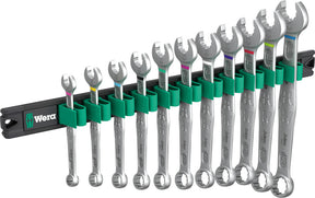 Wera 9640 striscia magnetica 6003 joker 1 set di chiavi combinate, 11 pezzi - 05020233001