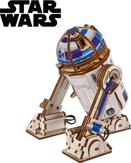 Costruzione di modelli 3D Ugears - r2-d2 - Star Wars - kit di costruzione meccanica in legno - giocattoli educativi