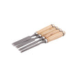 Set di achisel in legno a 4 pezzi