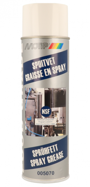 Grasso spray per uso alimentare