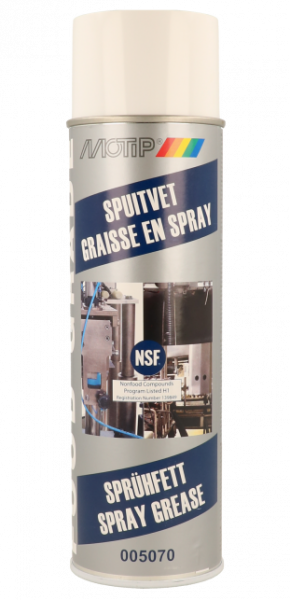 Grasso spray per uso alimentare