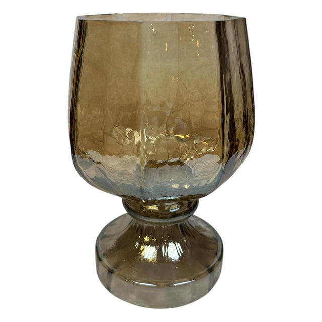 Mansion atmosphere windlicht goud lustre ø13x20cm