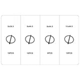 Assortimento perni di bloccaggio Topgear 50 pezzi