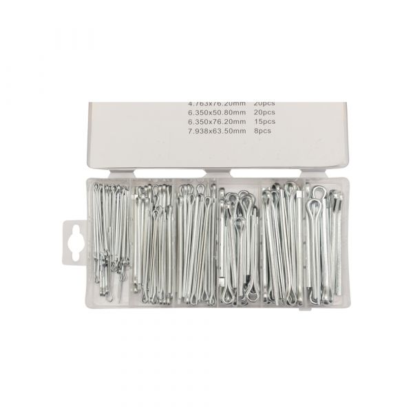 Assortimento di coppiglie Topgear 144 pezzi