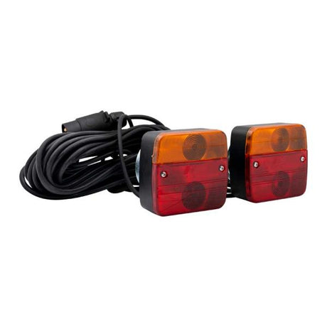 Set di illuminazione trailerger 12 MTR 7-Polig + magnete