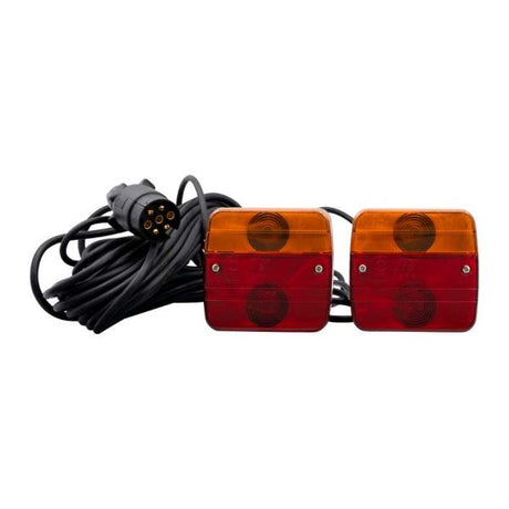 Set di illuminazione trailerger 12 MTR 7-Polig + magnete