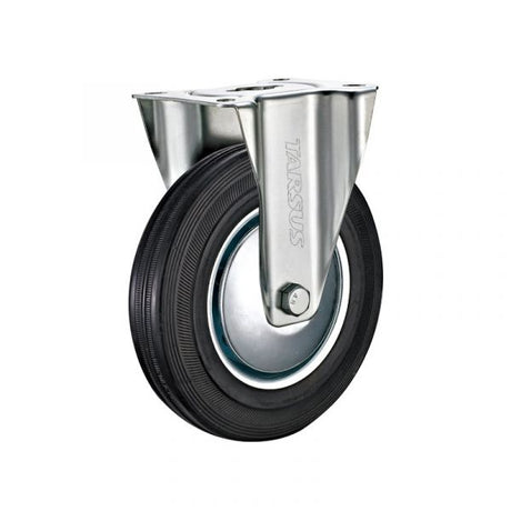 Ruota fissa tarso mm 200. nera