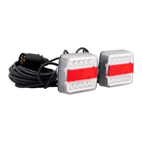 Set illuminazione rimorchio + magnete LED 12 m. 7 pin