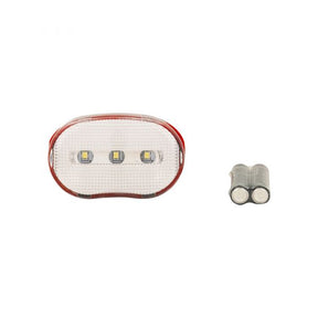 Lampada per bicicletta 3 LED bianca