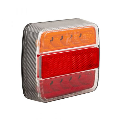 Fanale posteriore per rimorchio 10x10cm. colore principale