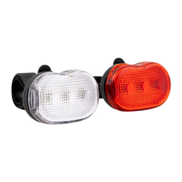 Set di lampade per bicicletta 2 pezzi