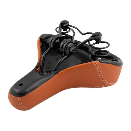 Sella per bicicletta comfort marrone