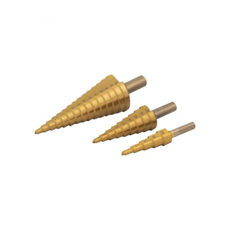 La marcia più alta con. fresa a gradino per fresatura di piastre hss set 3x