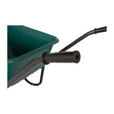 Carriola contenitore plastica verde 85 litri HQ antigoccia