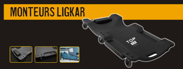 Carrello sdraiato meccanico Topgear