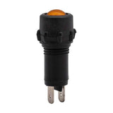 Indicatore luminoso LED arancione.