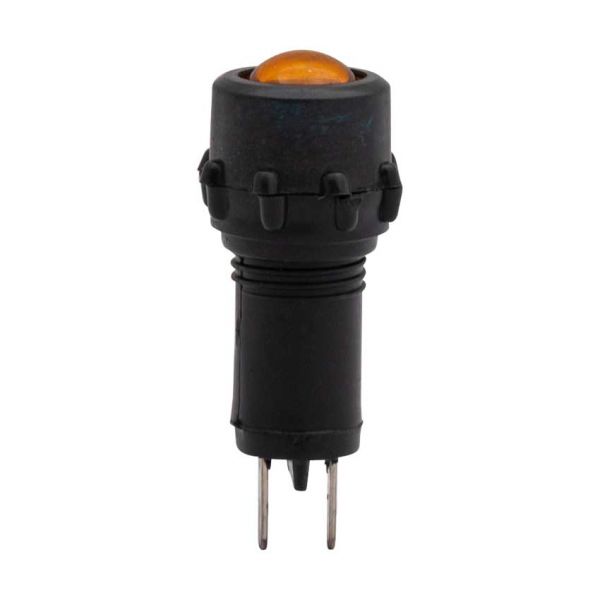 Indicatore luminoso LED arancione.