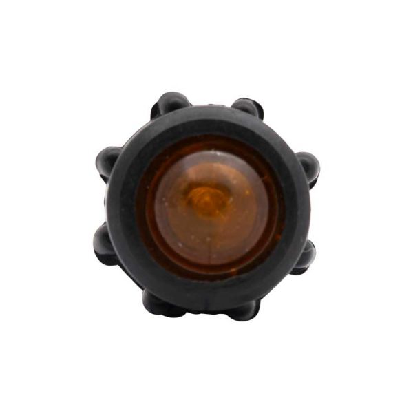 Indicatore luminoso LED arancione.