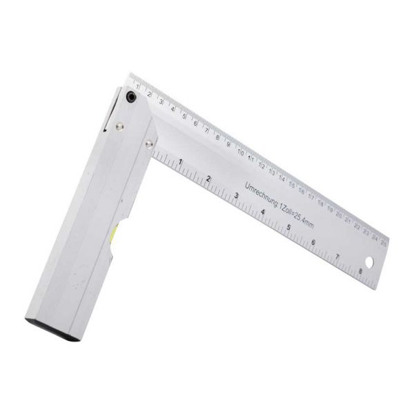 Gancio quadrato alu 25 cm.