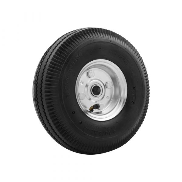 Ruota pneumatico 4.10x3.50 foro asse 20 mm.