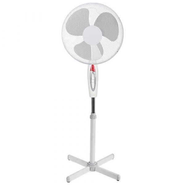 Ventilatore su supporto 128 cm. bianco