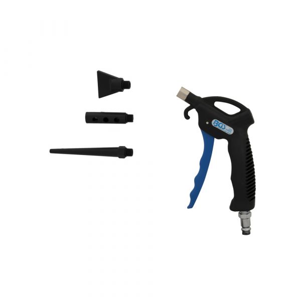 Pistola di soffiaggio professionale con 3 accessori