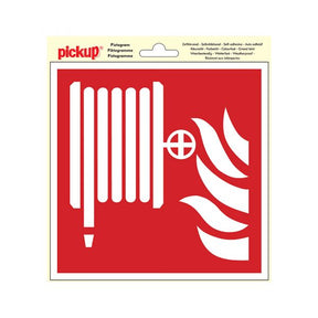 Adesivo manichetta antincendio - 200x200 mm.