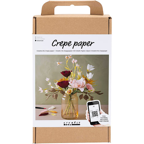 Creative Company Hobbyset Crepe Paper Flowers Bouquet