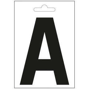 Lettera nautica a nera 100 mm.
