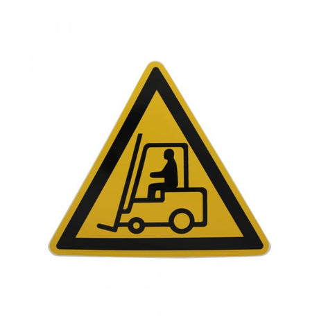 Adesivo adatto al carrello elevatore - triangolo da 200 mm.