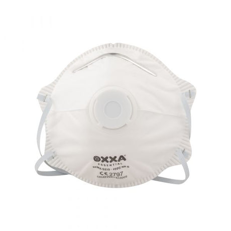 Maschera antipolvere oxxa ffp2 con valvola 10 pezzi