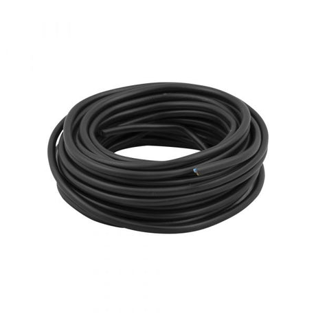 Cordone domestico 2x0,75 nero 10 metri.