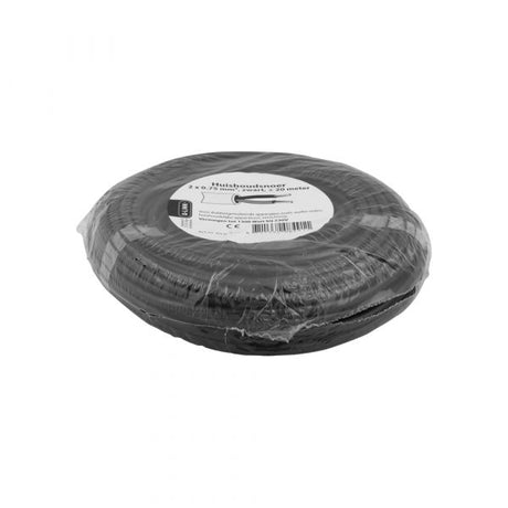 Cavo domestico Q-link - vmvs - capacità di carico fino a 1200w - 2 x 0,75 mm - 20 m - nero