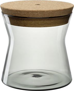 Barattolo portaoggetti Leonardo forma x 16 cm grigio